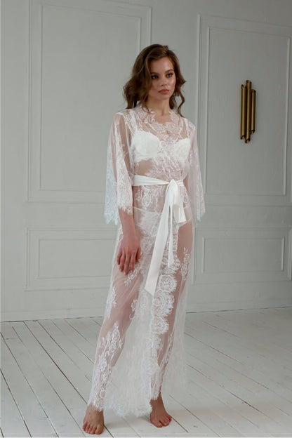 Lace Dressing Gown Valencia