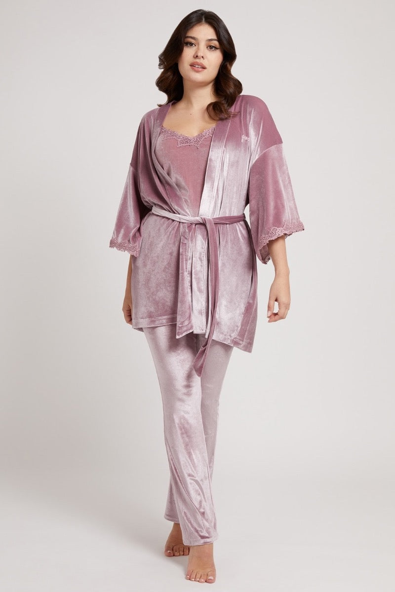 Velour Kimono Cate Rose Dream