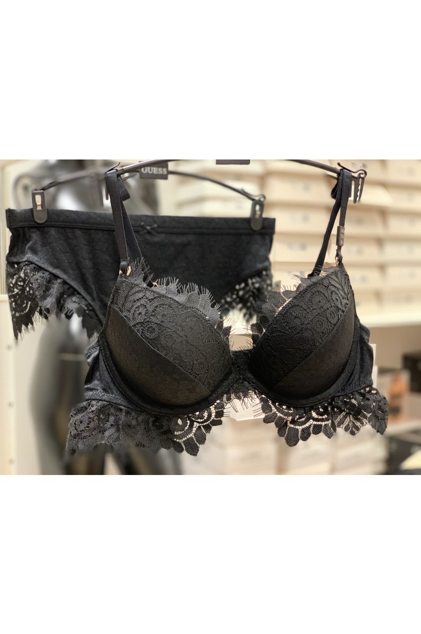 Push Up rinnahoidja Lace Black JLO Collection