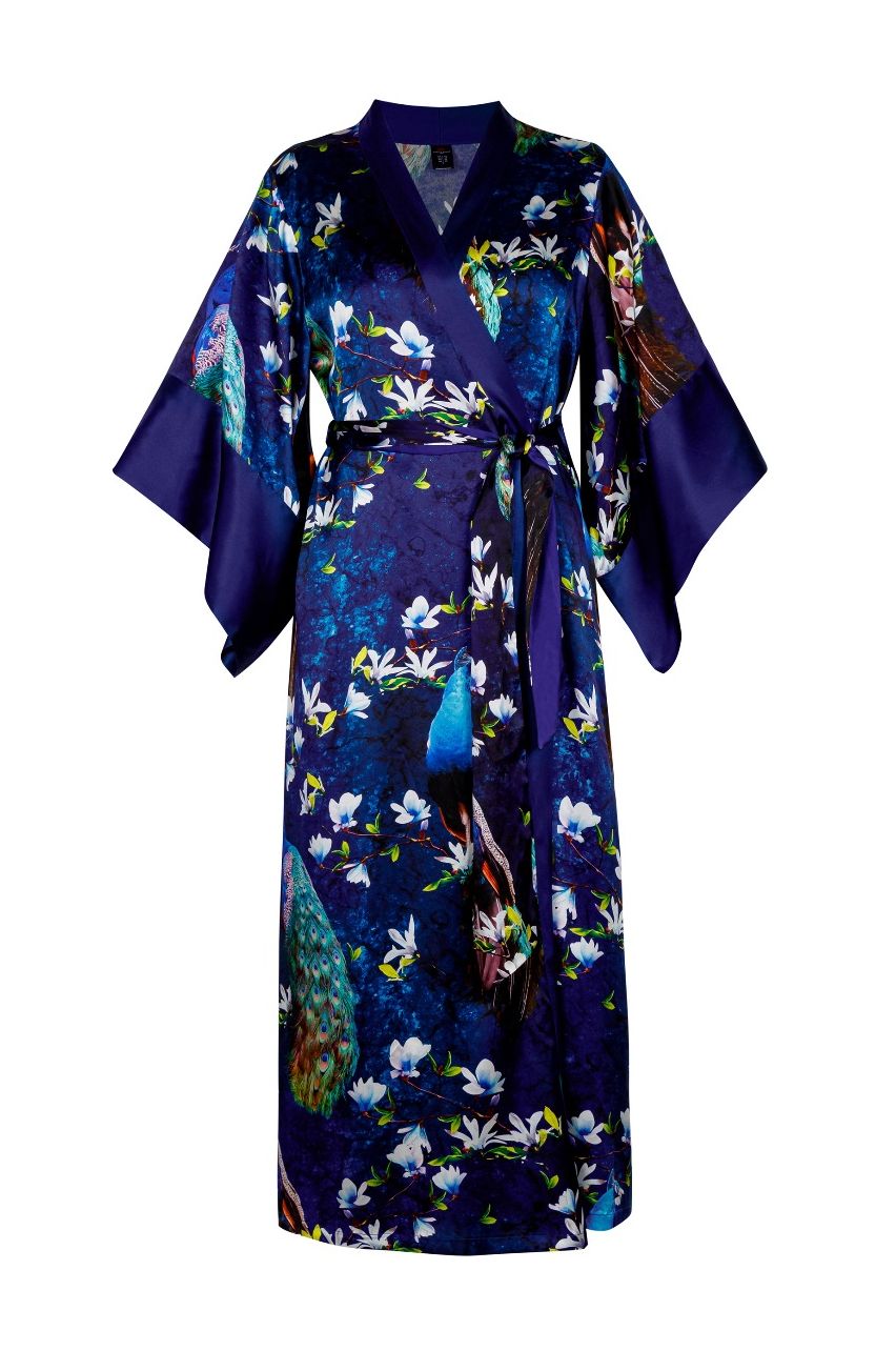 Siidist kimono Silk Road Blue